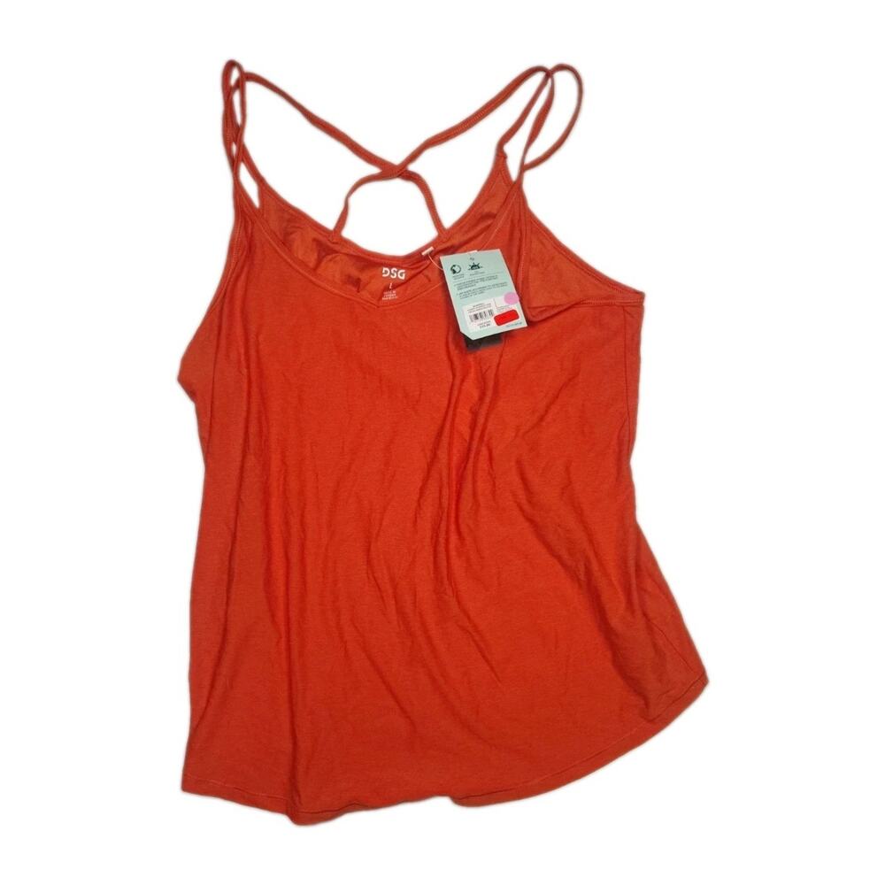 New DSG Strappy Movement Tank Top Women's Size L Ginger Orange Fast Shipping